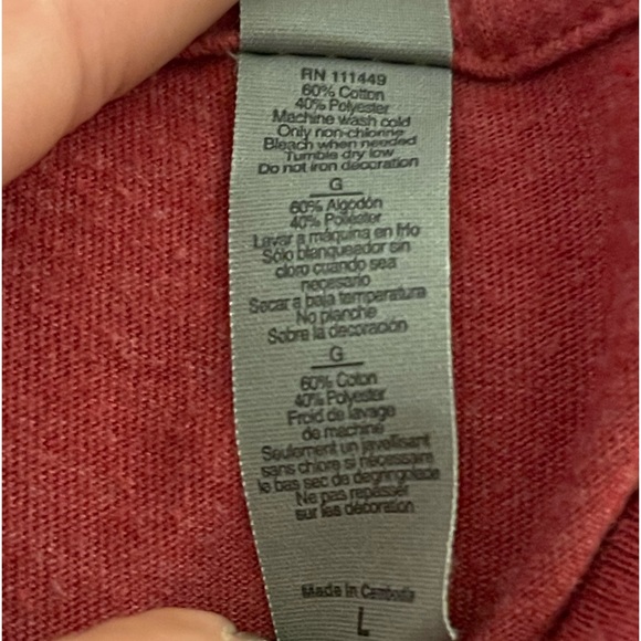 Next Level Apparel ‘Maloney Glass and Overhead Door’ Red T-shirt Size Large - Picture 5 of 5